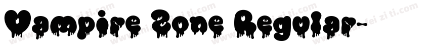 Vampire Zone Regular字体转换